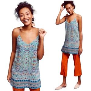 EUC Maeve for Anthropologie “Meret” Silk Tunic (E)
